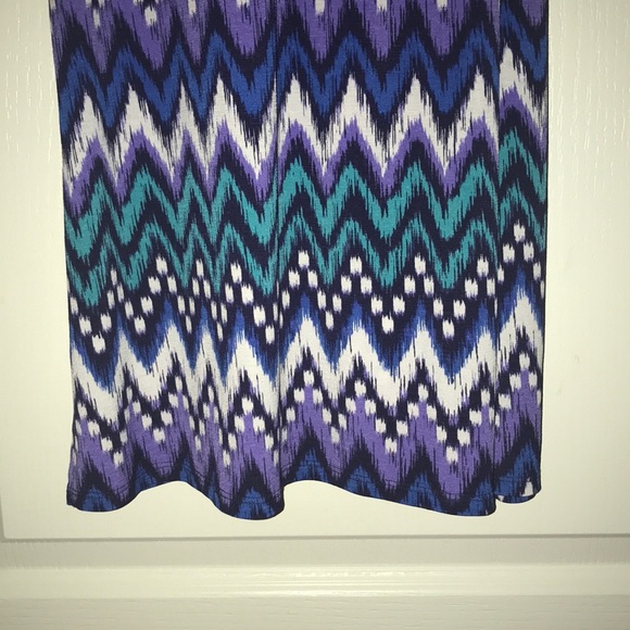 Chevron full length Dress - Picture 5 of 8